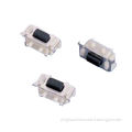 Extra Thin Side Actuated Tact Switch, SMD/Straight with King, Polarizing Feature